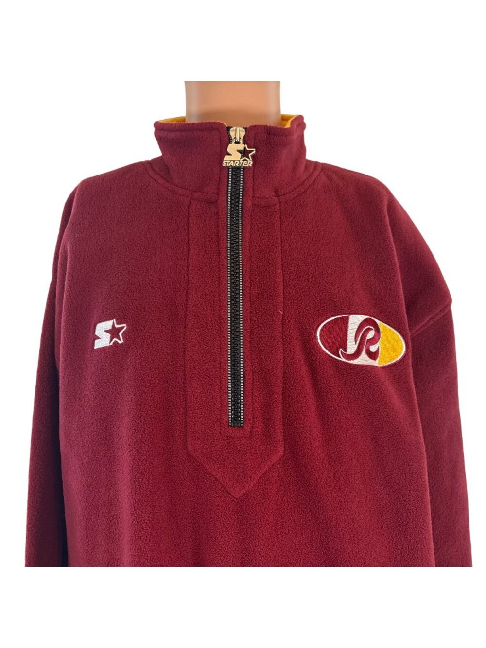 Vintage Starter Washington Redskins Fleece Jacket Mens Size XL NFL Pro Line 90s